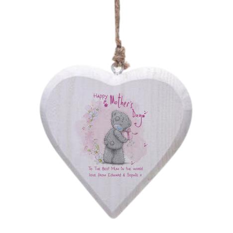 Personalised Me to You Mother's Day Hanging Wooden Heart £19.99